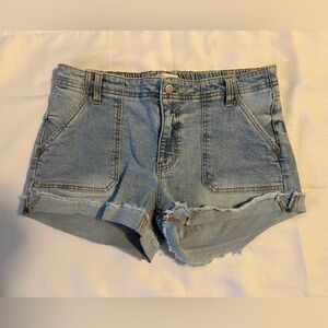 Celebrity Pink Light Blue Jean Shorts